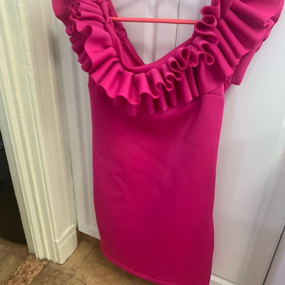 Ruffled Pink Dress